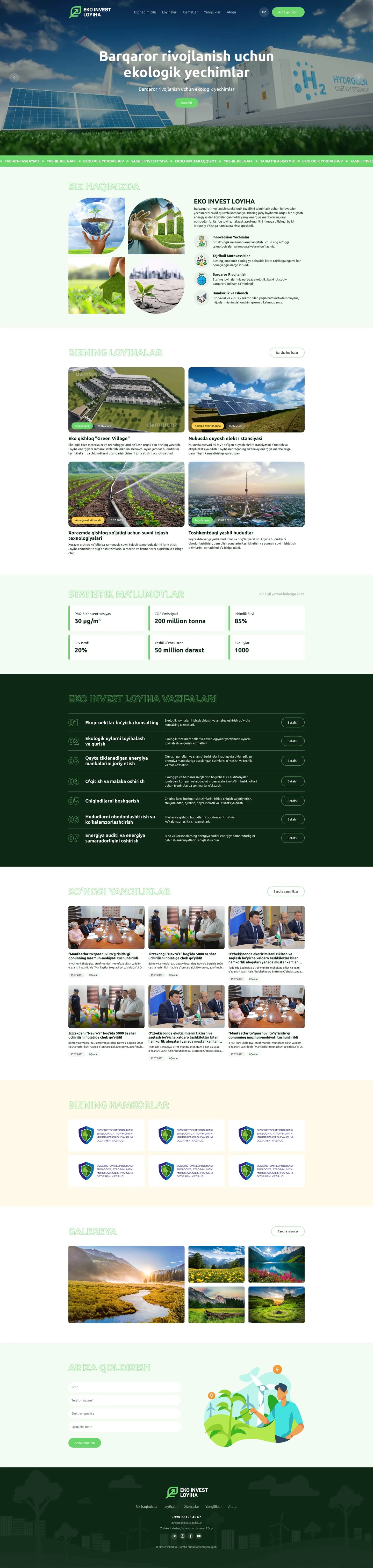 EKO INVEST LOYIHA — 1